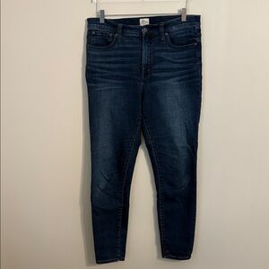 J. Crew Denim Dark Wash Skinny Jeans Size 31